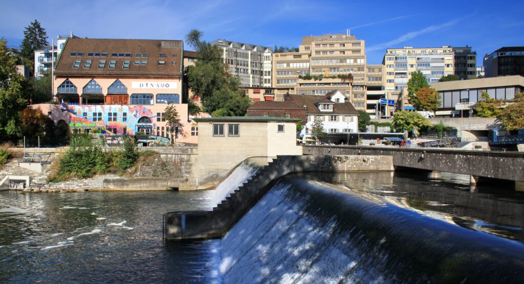 Ansicht des Kulturzentrums Dynamo in Zürich Unterstrass
